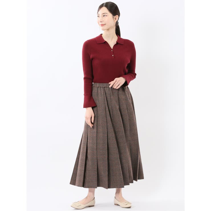 ハンドウォッシャブル リブ ポロニット | TAKA-Q WOMEN | 詳細画像23 