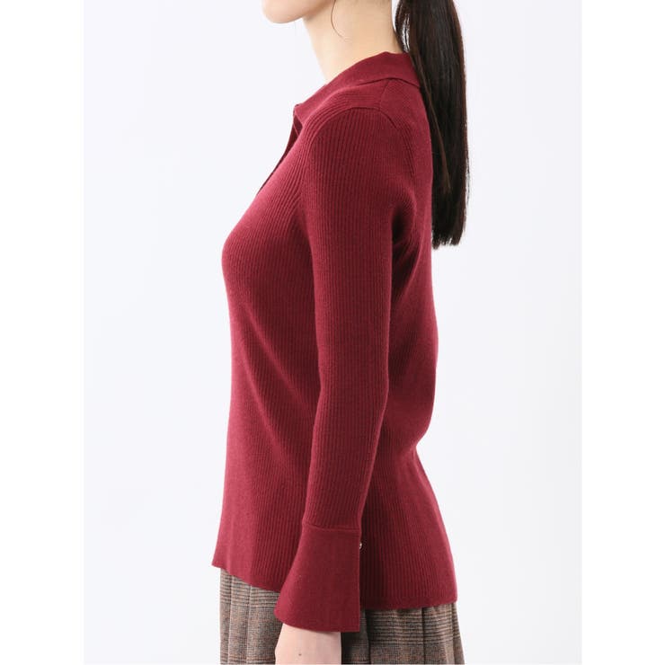 ハンドウォッシャブル リブ ポロニット | TAKA-Q WOMEN | 詳細画像25 