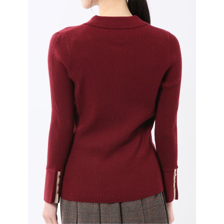 ハンドウォッシャブル リブ ポロニット | TAKA-Q WOMEN | 詳細画像26 