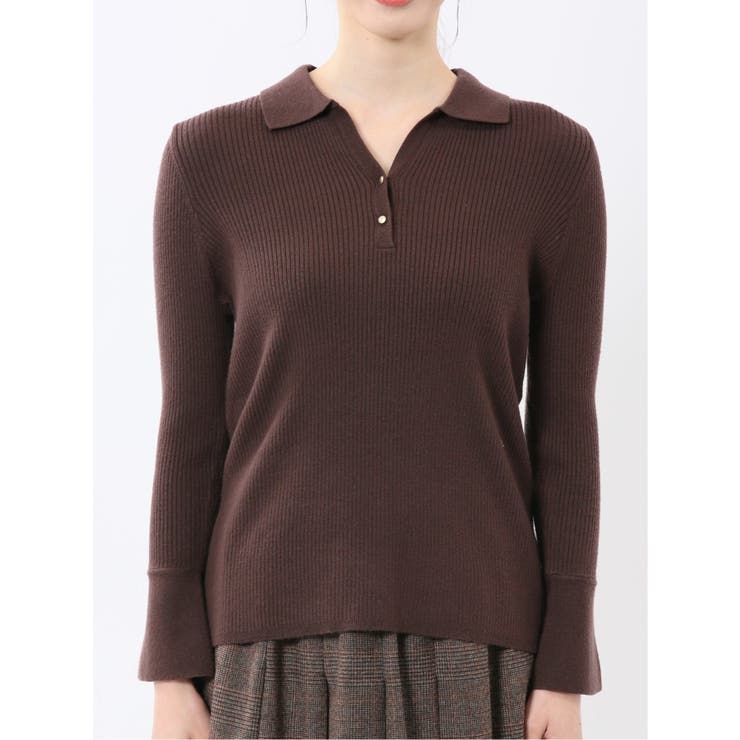 ハンドウォッシャブル リブ ポロニット | TAKA-Q WOMEN | 詳細画像33 