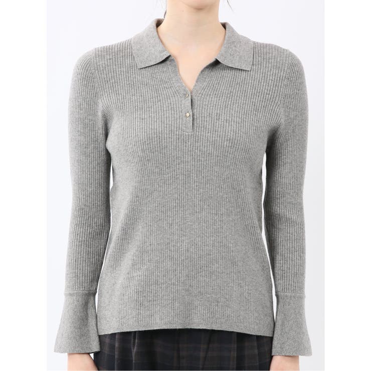 ハンドウォッシャブル リブ ポロニット | TAKA-Q WOMEN | 詳細画像6 