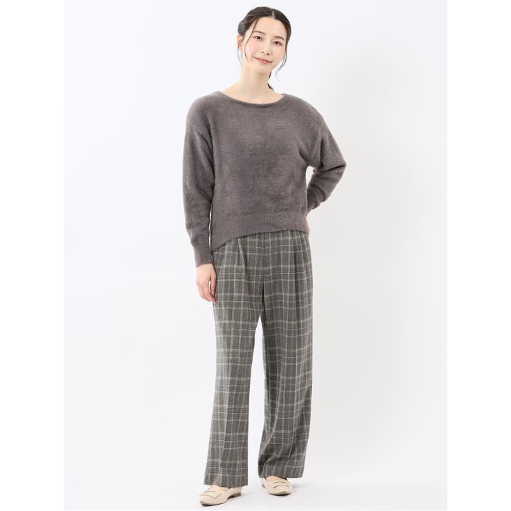 ハンドウォッシャブル フェザー クルーニットプルオーバー | TAKA-Q WOMEN | 詳細画像14 