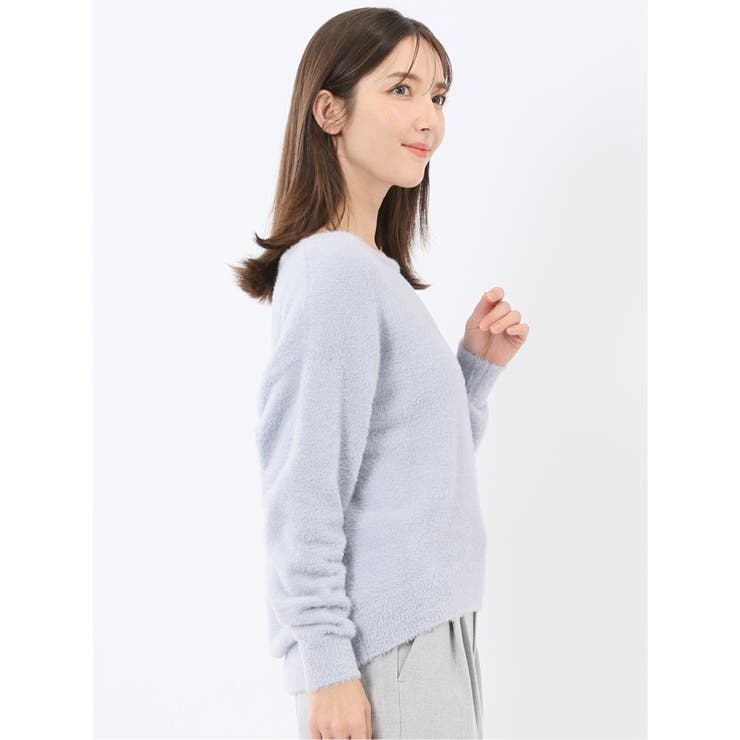 ハンドウォッシャブル フェザー クルーニットプルオーバー | TAKA-Q WOMEN | 詳細画像31 