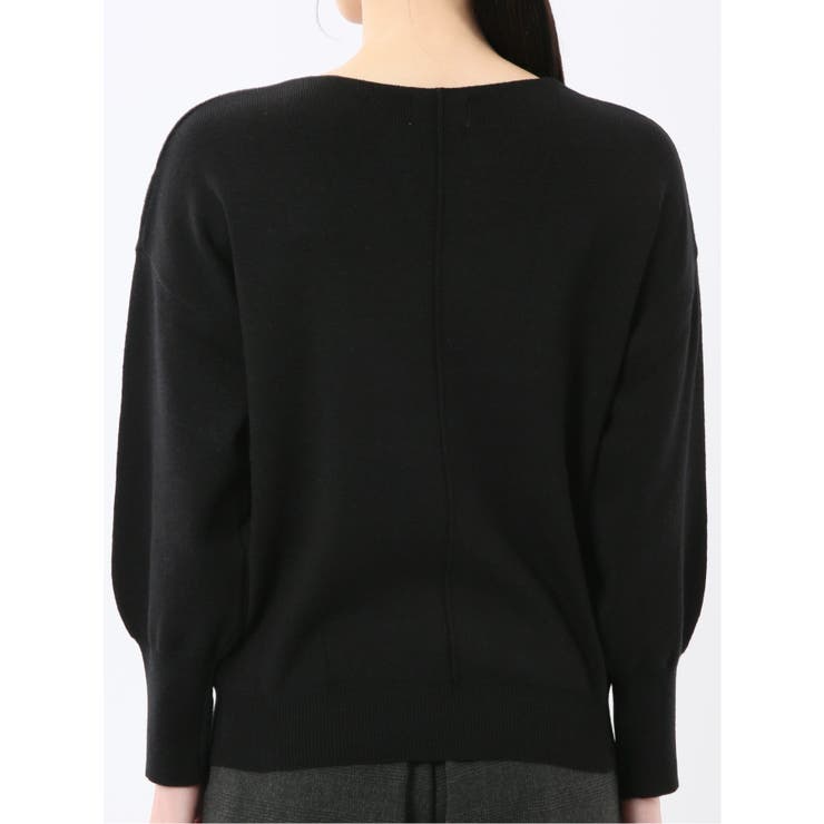 ハンドウォッシャブル センターハギ Vネック ニットプルオーバー | TAKA-Q WOMEN | 詳細画像26 