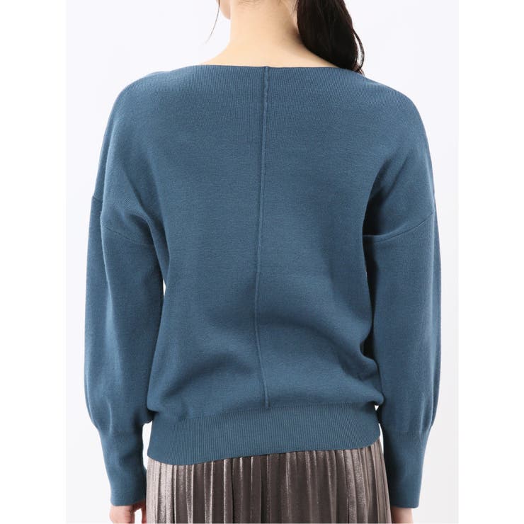 ハンドウォッシャブル センターハギ Vネック ニットプルオーバー | TAKA-Q WOMEN | 詳細画像44 