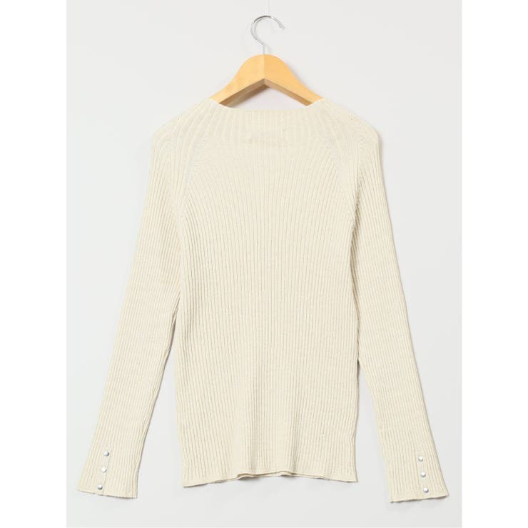 ラメリブニット ハイネックプルオーバー | TAKA-Q WOMEN | 詳細画像20 