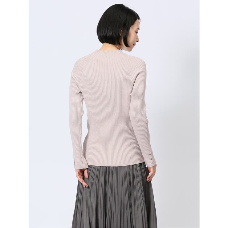 ラメリブニット ハイネックプルオーバー | TAKA-Q WOMEN | 詳細画像3 