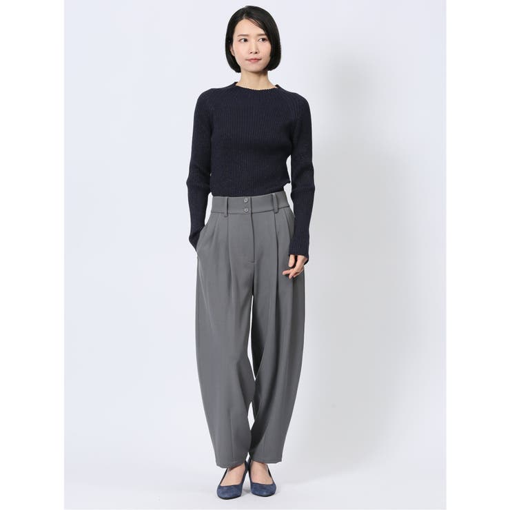 ラメリブニット ハイネックプルオーバー | TAKA-Q WOMEN | 詳細画像37 