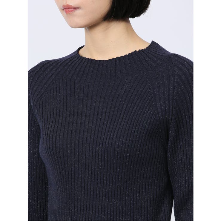ラメリブニット ハイネックプルオーバー | TAKA-Q WOMEN | 詳細画像41 