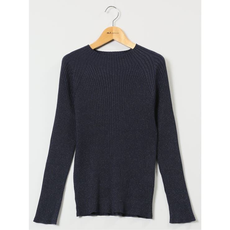 ラメリブニット ハイネックプルオーバー | TAKA-Q WOMEN | 詳細画像43 