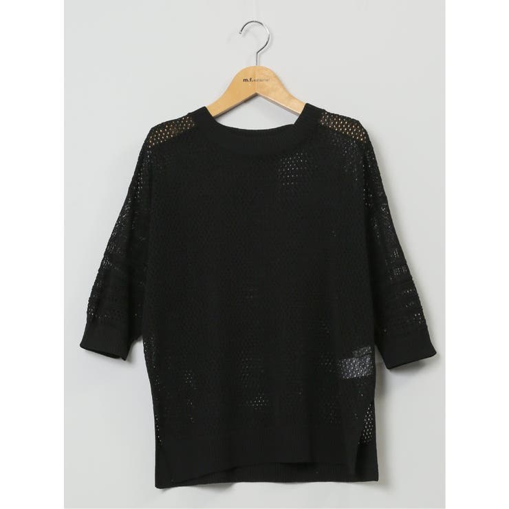 ハンチ/HUNCH 麻タッチ クロシェ風ニット | TAKA-Q WOMEN | 詳細画像13 