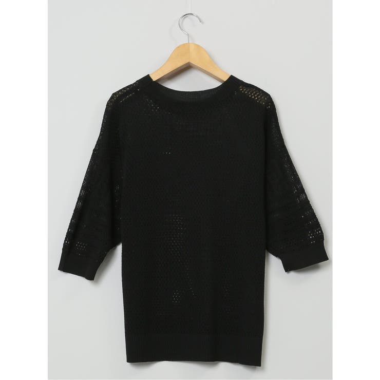 ハンチ/HUNCH 麻タッチ クロシェ風ニット | TAKA-Q WOMEN | 詳細画像14 