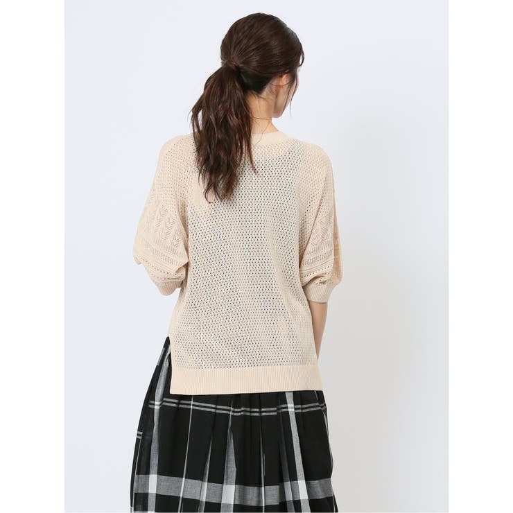 ハンチ/HUNCH 麻タッチ クロシェ風ニット | TAKA-Q WOMEN | 詳細画像17 