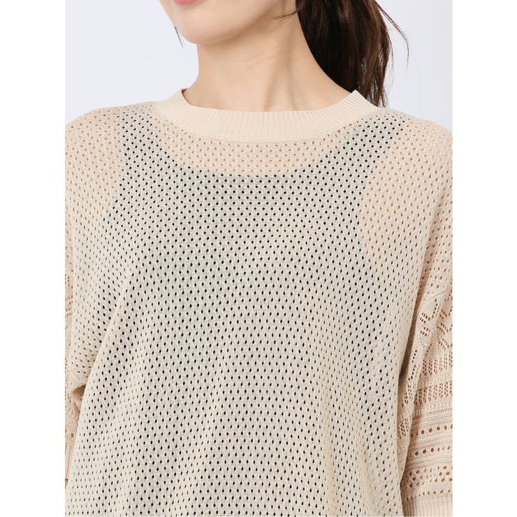 ハンチ/HUNCH 麻タッチ クロシェ風ニット | TAKA-Q WOMEN | 詳細画像23 