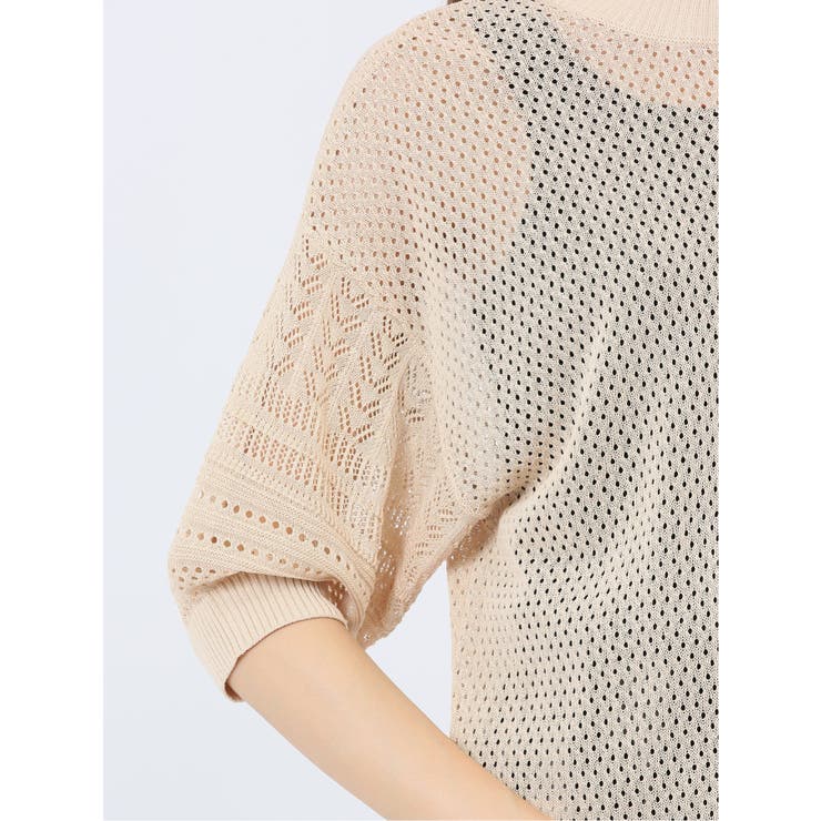 ハンチ/HUNCH 麻タッチ クロシェ風ニット | TAKA-Q WOMEN | 詳細画像24 