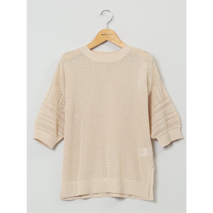 ハンチ/HUNCH 麻タッチ クロシェ風ニット | TAKA-Q WOMEN | 詳細画像25 