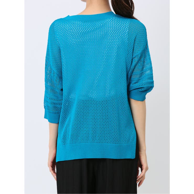 ハンチ/HUNCH 麻タッチ クロシェ風ニット | TAKA-Q WOMEN | 詳細画像34 