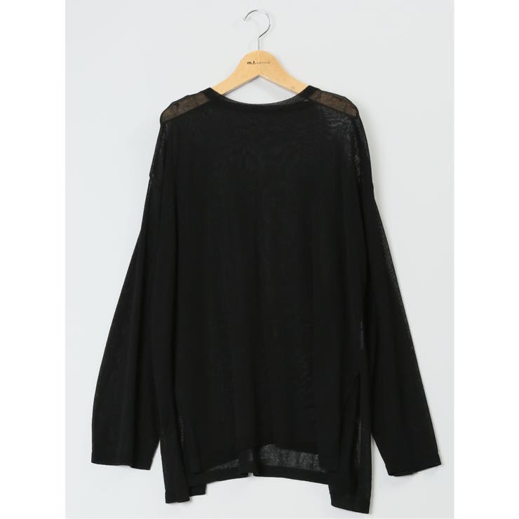 ハンチ/HUNCH 無地 オーバーサイズ シアーニット | TAKA-Q WOMEN | 詳細画像36 