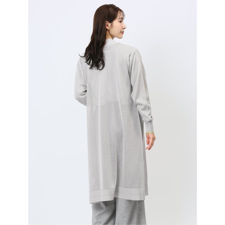 ハンチ/HUNCH ラメシアー ロングカーディガン | TAKA-Q WOMEN | 詳細画像15 