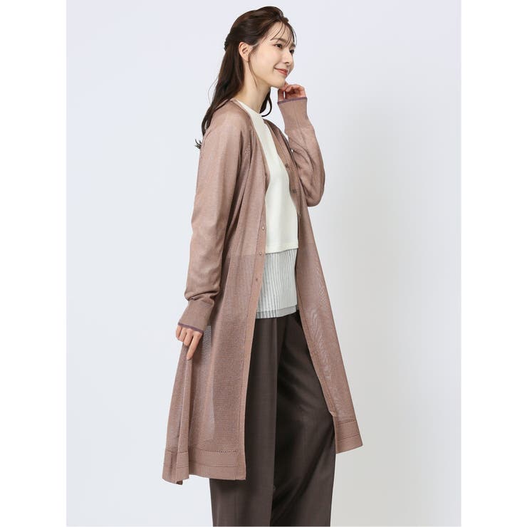 ハンチ/HUNCH ラメシアー ロングカーディガン | TAKA-Q WOMEN | 詳細画像26 