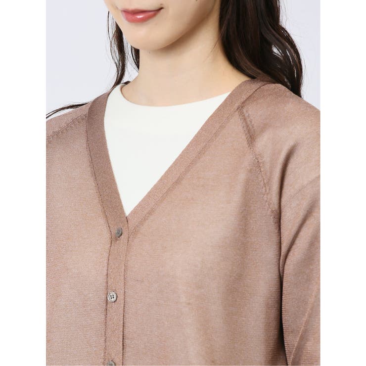 ハンチ/HUNCH ラメシアー ロングカーディガン | TAKA-Q WOMEN | 詳細画像31 