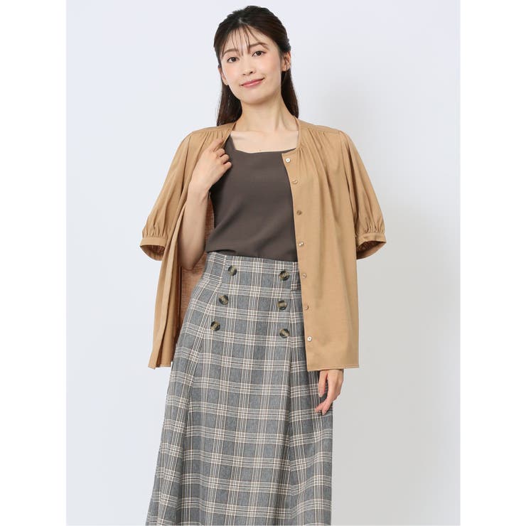 06グレー | ハンチ/HUNCH 前後2WAY ニットタンクトップ | TAKA-Q WOMEN