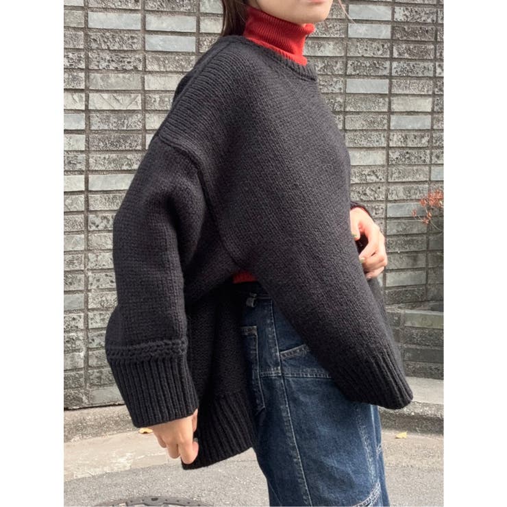 DRAW(ドロー） / サイドスリットニットトップス | TAKA-Q WOMEN | 詳細画像10 