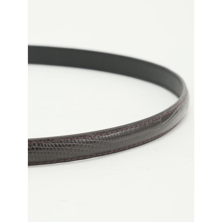 リザード型押し ナローベルト | TAKA-Q WOMEN | 詳細画像10 