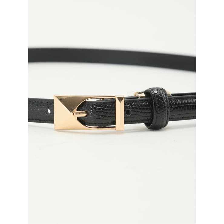 リザード型押し ナローベルト | TAKA-Q WOMEN | 詳細画像2 