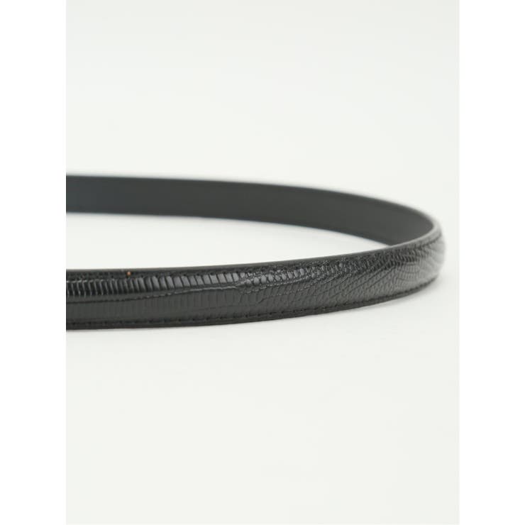 リザード型押し ナローベルト | TAKA-Q WOMEN | 詳細画像4 