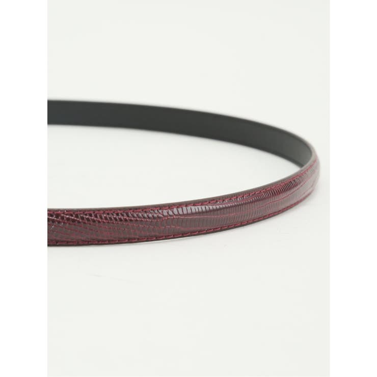 リザード型押し ナローベルト | TAKA-Q WOMEN | 詳細画像7 