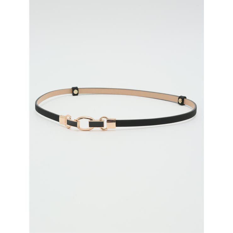 05黒 | ビットバックル スライドベルト | TAKA-Q WOMEN