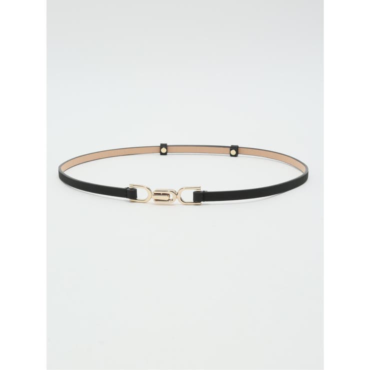 05黒 | ビットバックル スライドベルト | TAKA-Q WOMEN