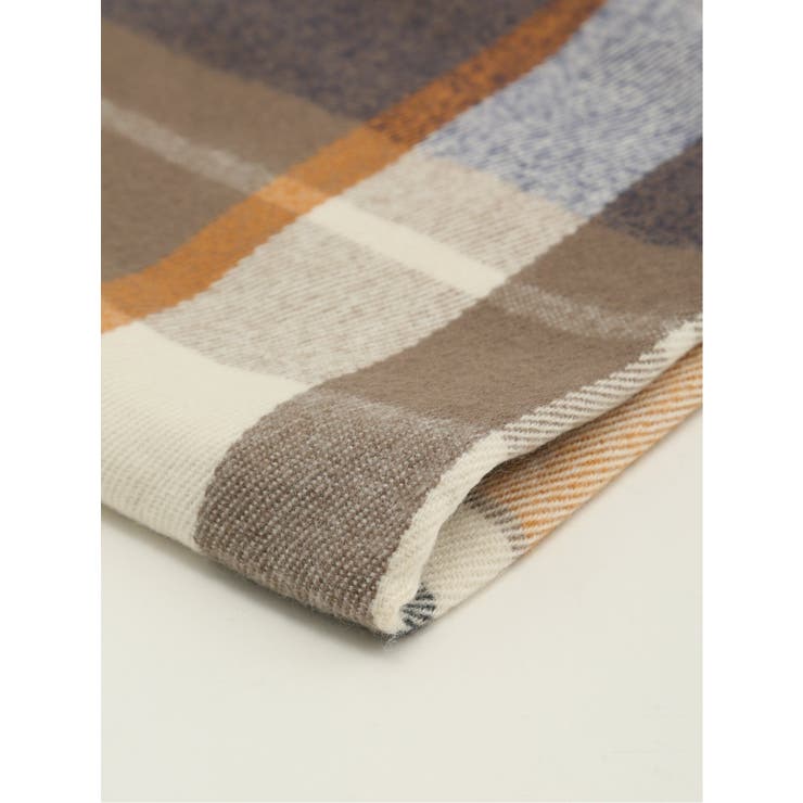 ハンドウォッシャブル チェック柄 大判ストール | TAKA-Q WOMEN | 詳細画像4 