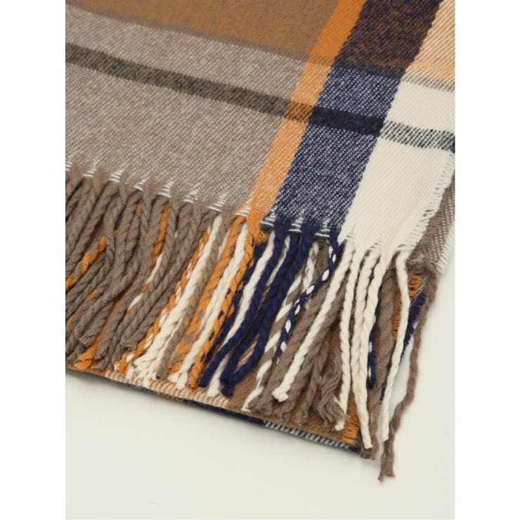 ハンドウォッシャブル チェック柄 大判ストール | TAKA-Q WOMEN | 詳細画像5 