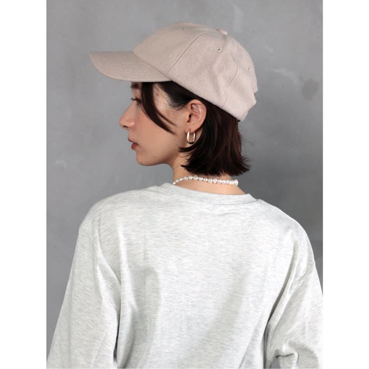 Melton Fabric Cap/メルトン キャップ（ユニセックス） | TAKA-Q WOMEN | 詳細画像1 