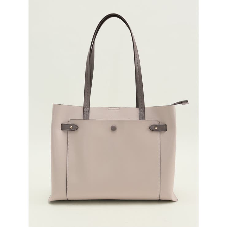 04グレー | 前ポケット付き トートバッグ A4対応 | TAKA-Q WOMEN