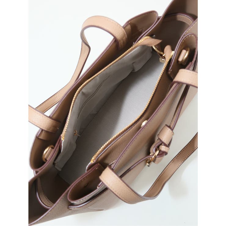 結びベルトデザイン 2WAYトートバッグ A4対応 | TAKA-Q WOMEN | 詳細画像19 
