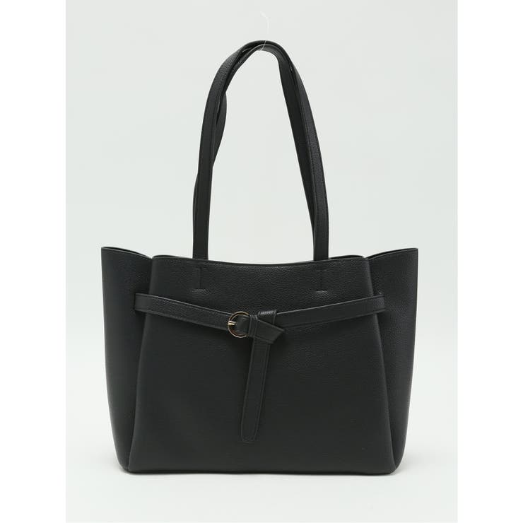05黒 | 結びベルトデザイン 2WAYトートバッグ A4対応 | TAKA-Q WOMEN