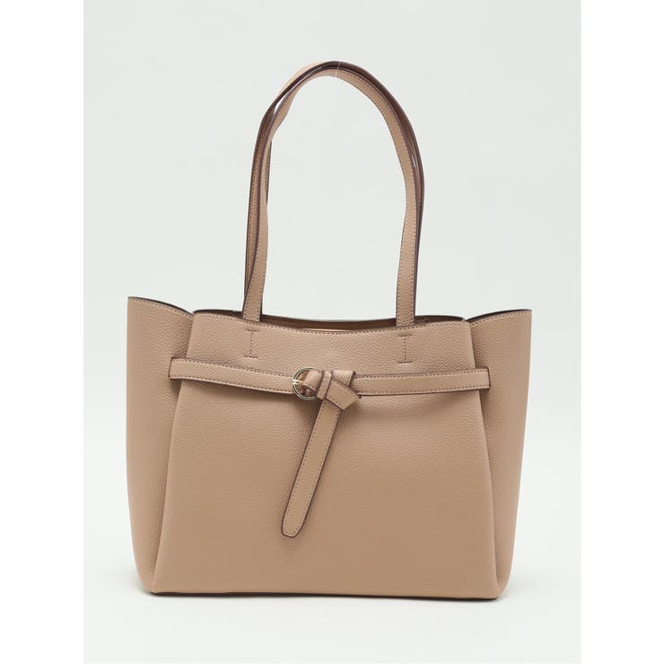 33ベージュ | 結びベルトデザイン 2WAYトートバッグ A4対応 | TAKA-Q WOMEN