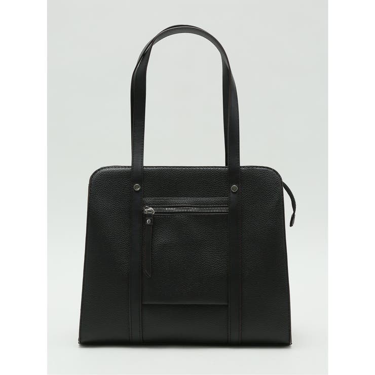 05黒 | ファスナーポケット付き トートバッグ A4対応 | TAKA-Q WOMEN
