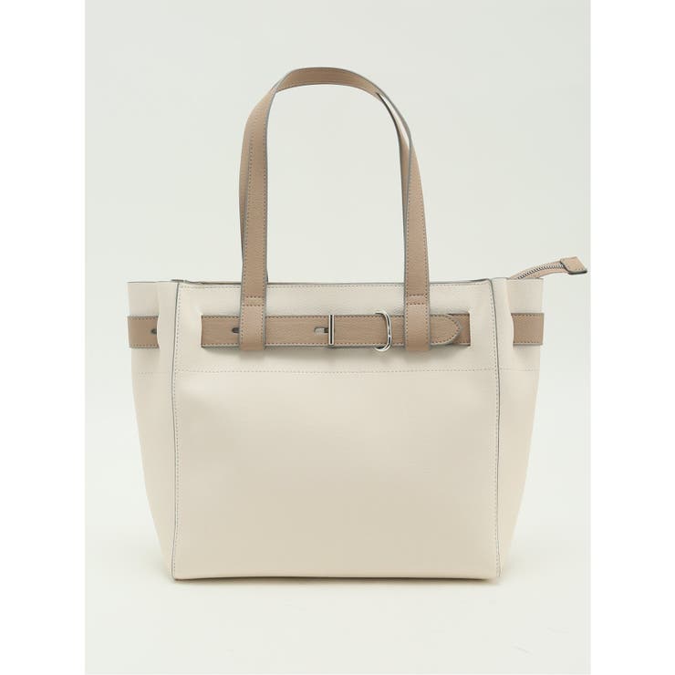 配色ベルトデザイン トートバッグ A4対応 | TAKA-Q WOMEN | 詳細画像1 