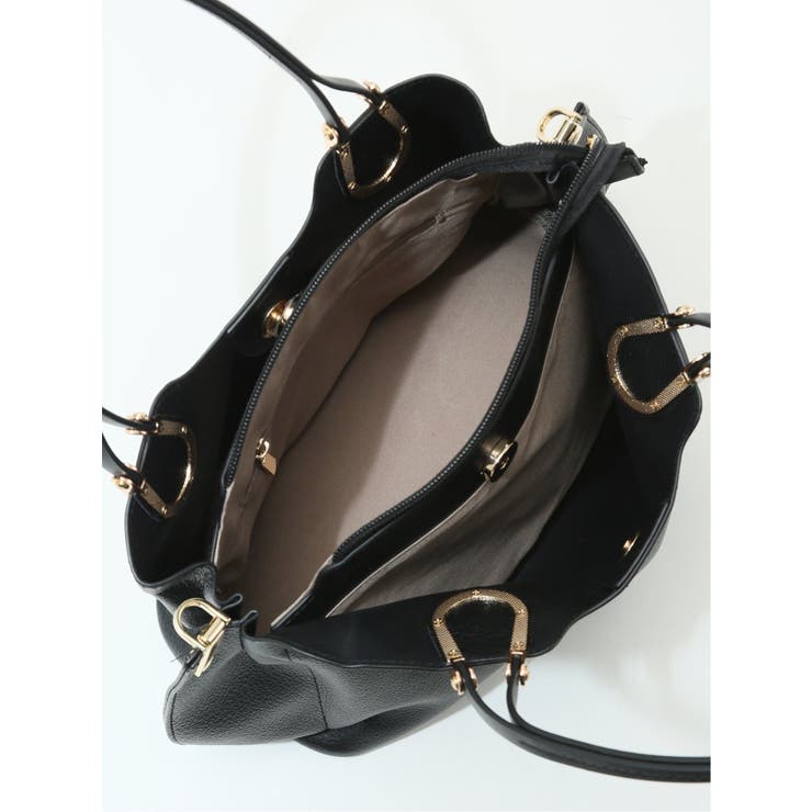馬蹄金具 2WAYハンドバッグ[品番：TKQJ0024509]｜TAKA-Q WOMEN