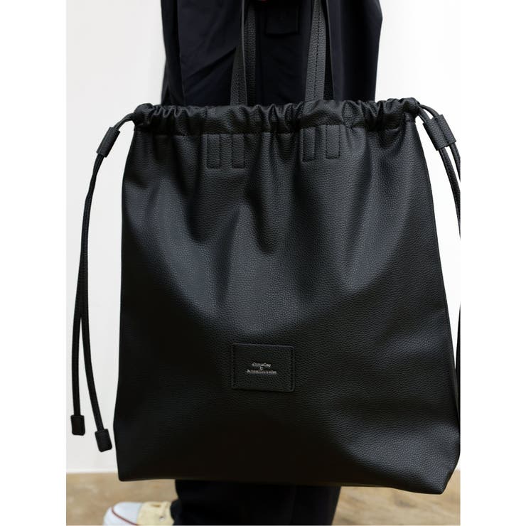 95モノトーン | DRAWSTRING BAG LARGE | TAKA-Q WOMEN