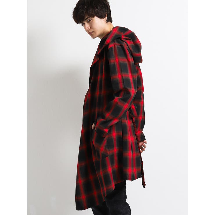 美品　OHGA コーディガン　チェック柄 CORDIGAN | OHGA