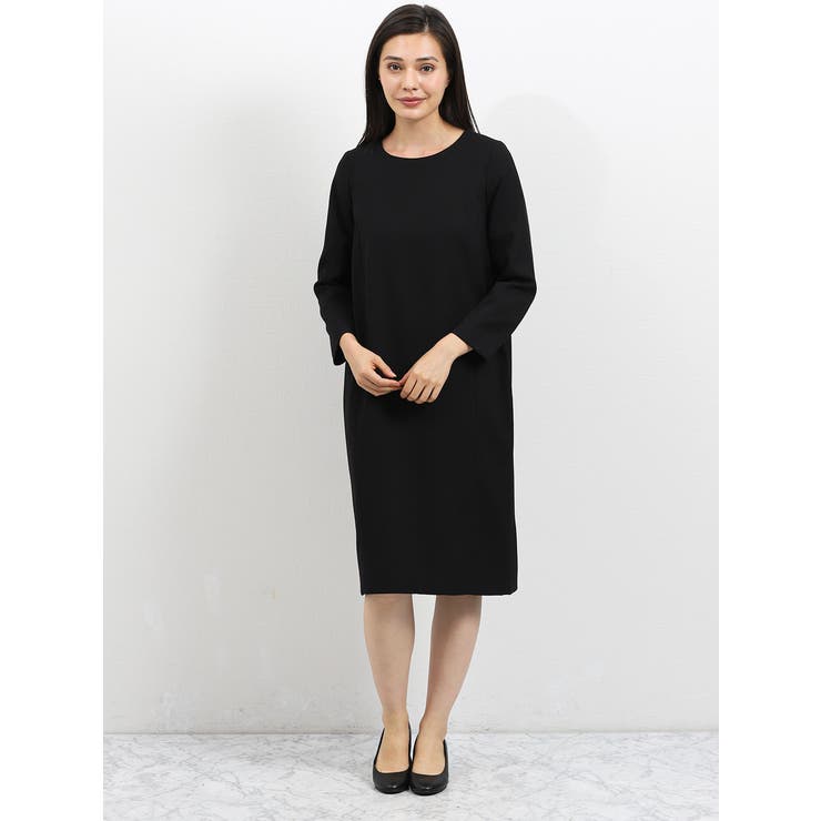 M F Editorial ウールライク 長袖サックワンピース 品番 Tkqj Taka Q タカキュー のレディースファッション通販 Shoplist ショップリスト