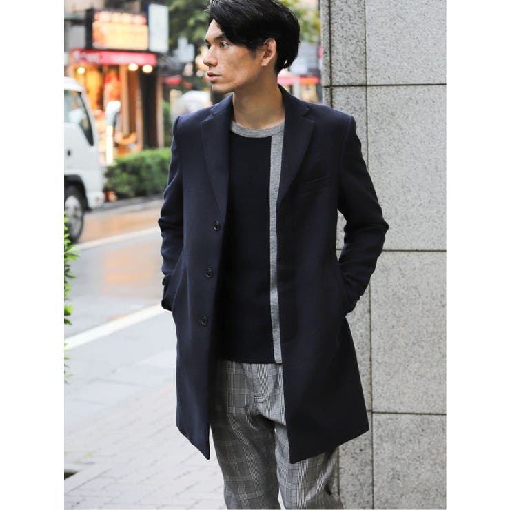 M F Editorial メルトン チェスターコート 品番 Tkqj Taka Q Men タカキュー のメンズ ファッション通販 Shoplist ショップリスト