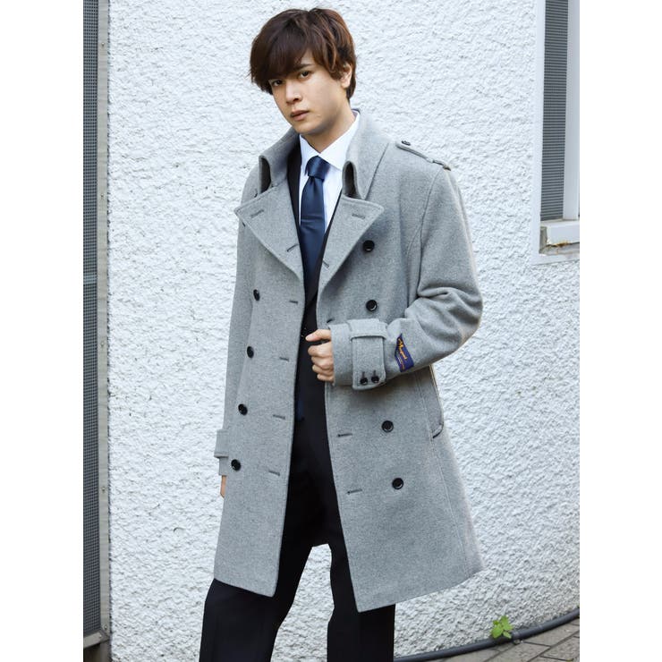 Semantic Design イタリーウール混2wayナポレオンコート グレー 品番 Tkqj Taka Q Men タカキュー の メンズファッション通販 Shoplist ショップリスト