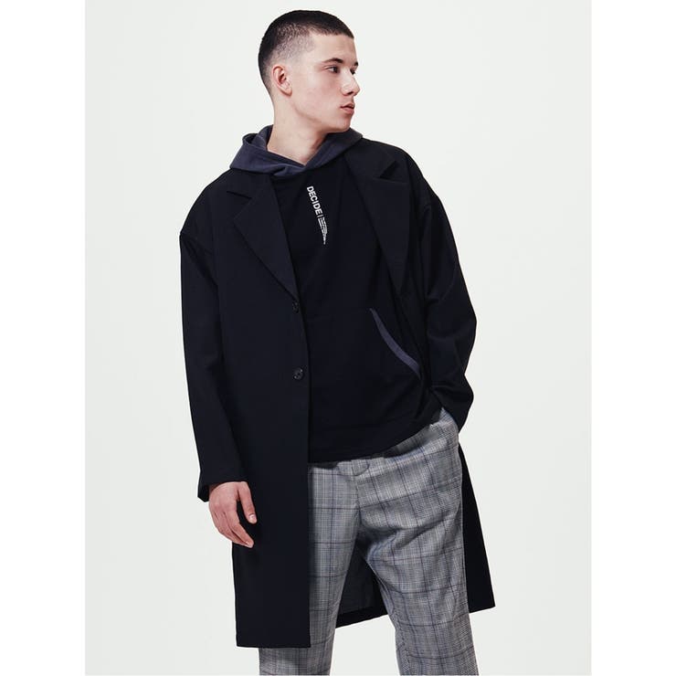 SEMANTIC DESIGN × Roen 黒 トレンチコート メンズ SEMANTIC DESIGN × Roen 黒 トレンチコート メンズ SEMANTIC DESIGN