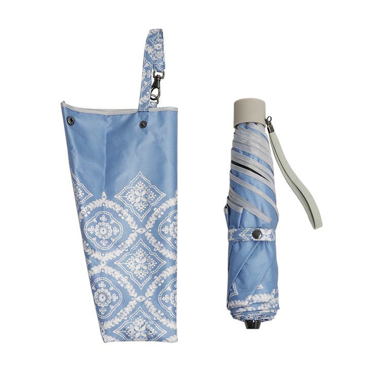 晴雨兼用傘 レース柄 折畳み傘 日傘 日傘 | macocca | 詳細画像6 